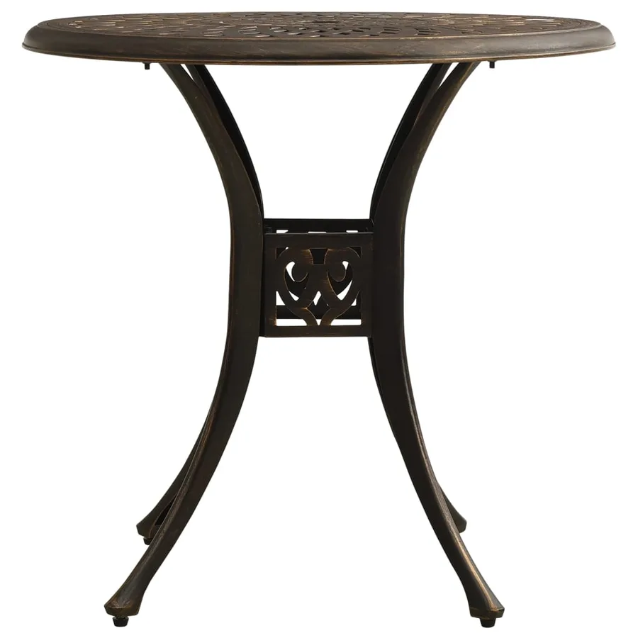 Ensemble de bistro 5 pcs Aluminium coulé Bronze - 9