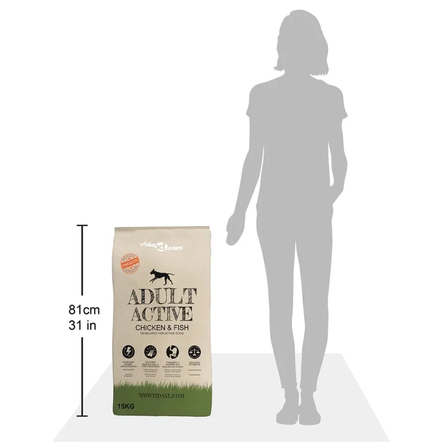 Nourriture pour chiens Adult Active Chicken & Fish 2 pcs 30 kg - 10