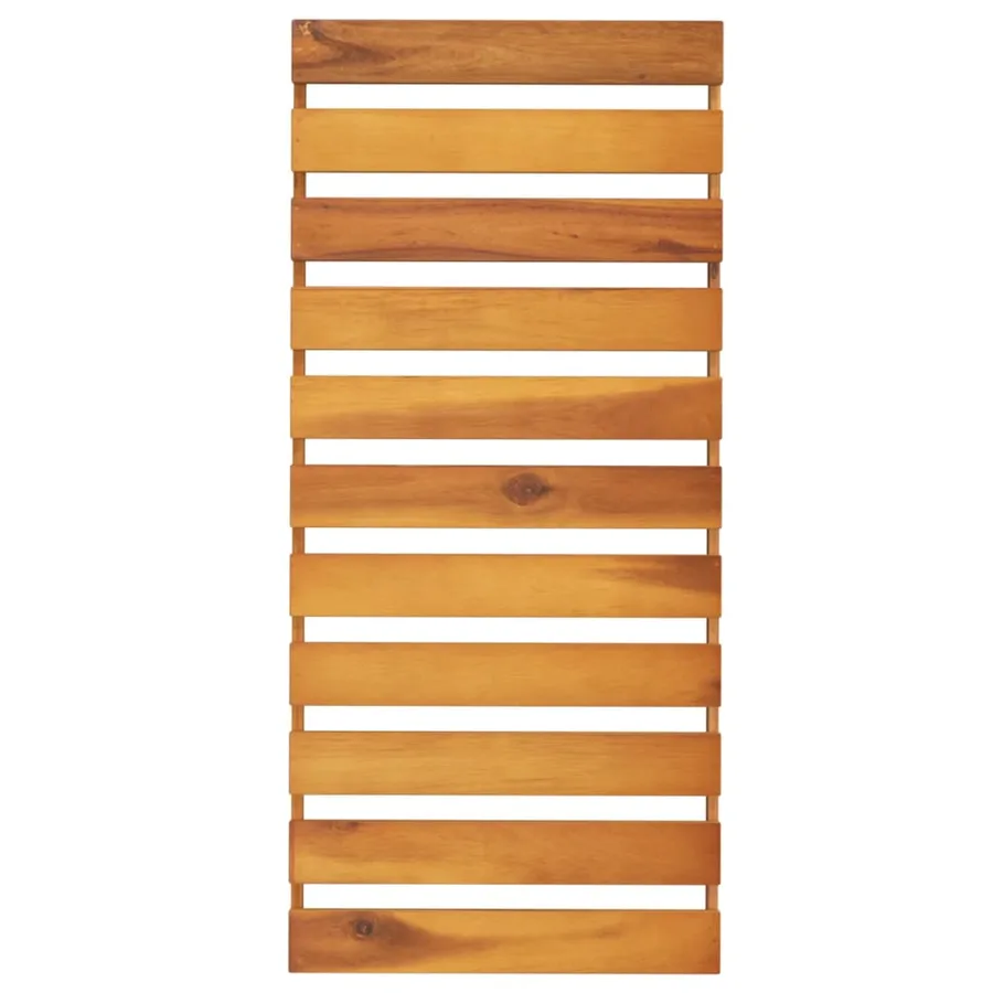 Étagère pliable à 3 niveaux Marron 70x31x63 cm Bois d'acacia - 7