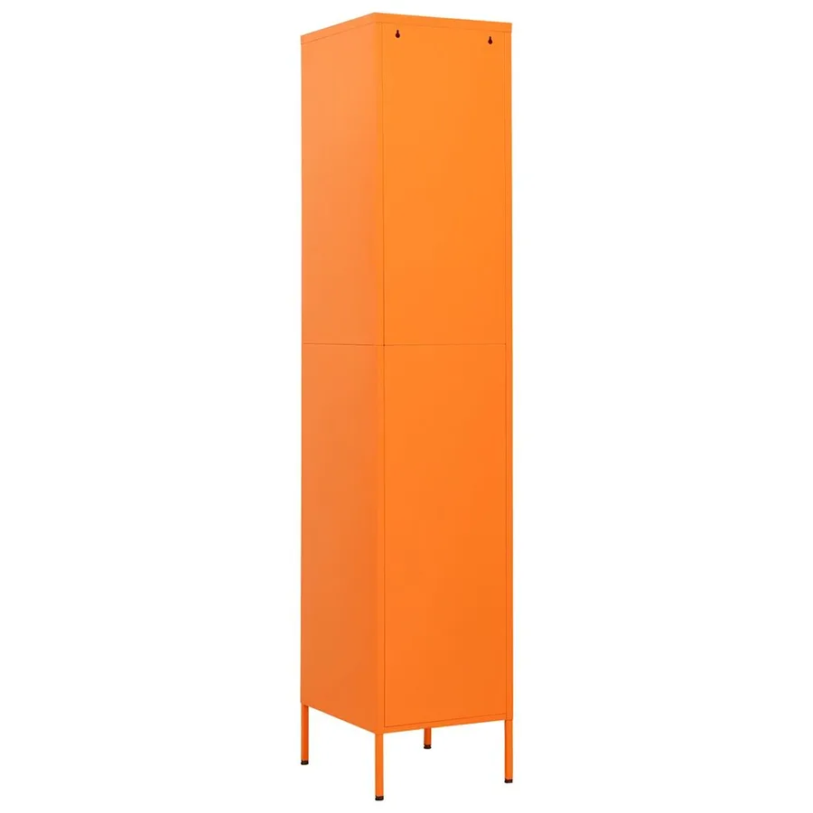 Armoire à casiers Orange 35x46x180 cm Acier - 5