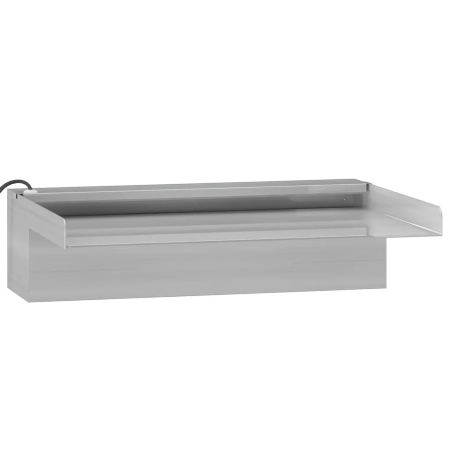 Déversoir pour cascade avec LED RVB Inox 30 cm - 6