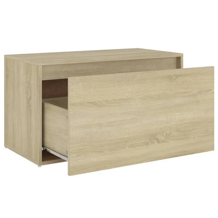 Banc d'entrée 80x40x45 cm Chêne sonoma Bois d'ingénierie - 6