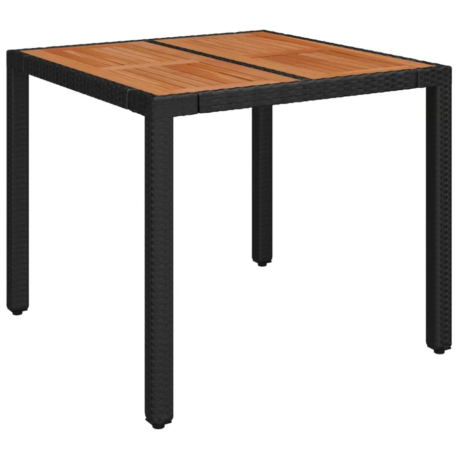 Ensemble à manger de jardin avec coussins 3 pcs Noir - 7