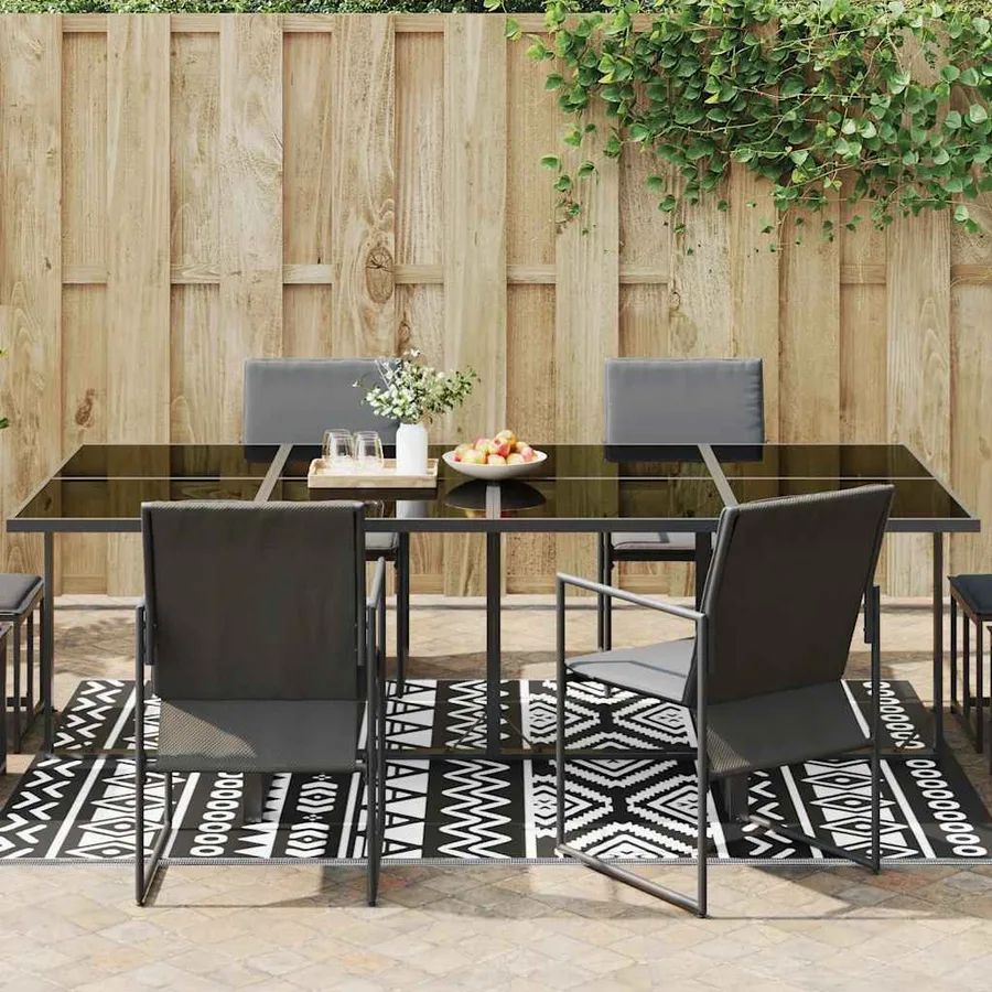 Tapis d'extérieur ARAKIL Noir 160x230 cm PP - 3