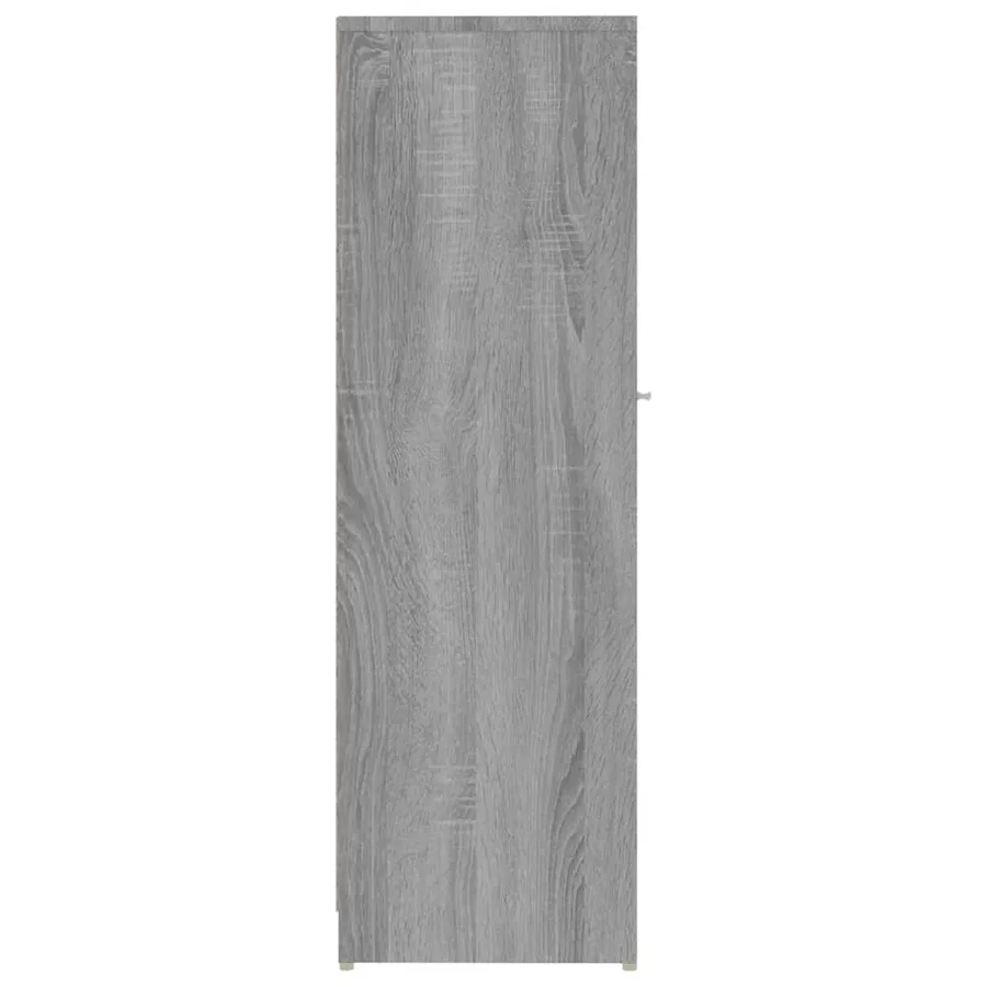Armoire de bain Sonoma gris 30x30x95 cm Bois d'ingénierie - 7