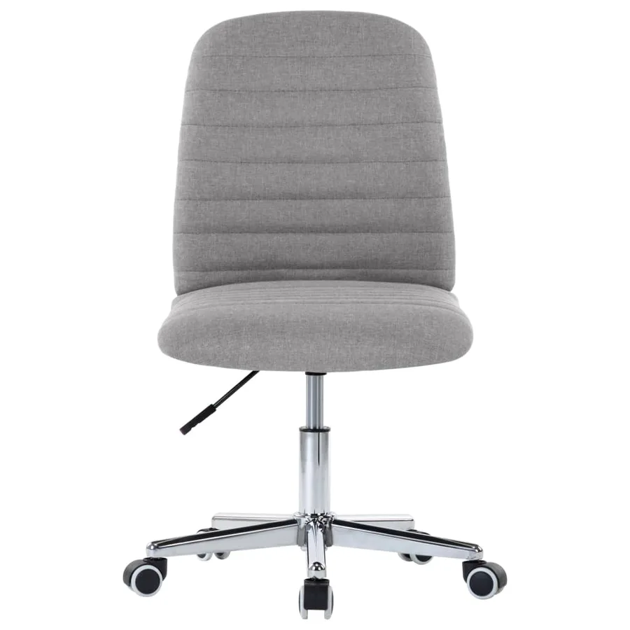 Chaises à manger lot de 2 gris clair tissu - 4