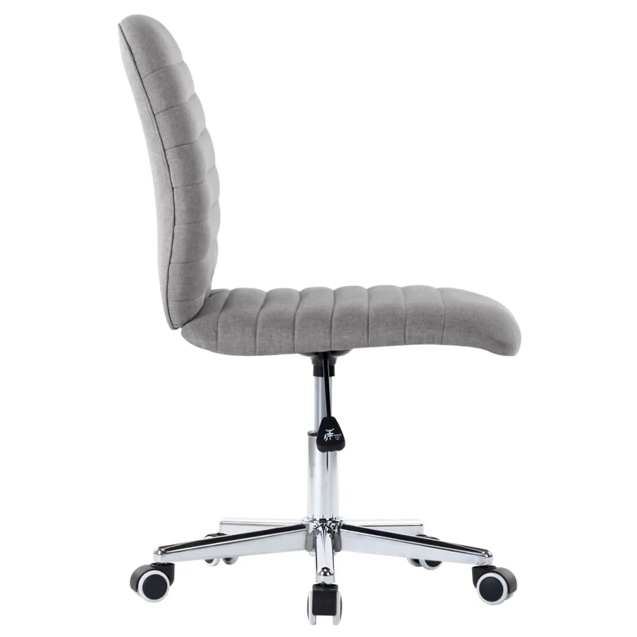 Chaises à manger lot de 2 gris clair tissu - 5