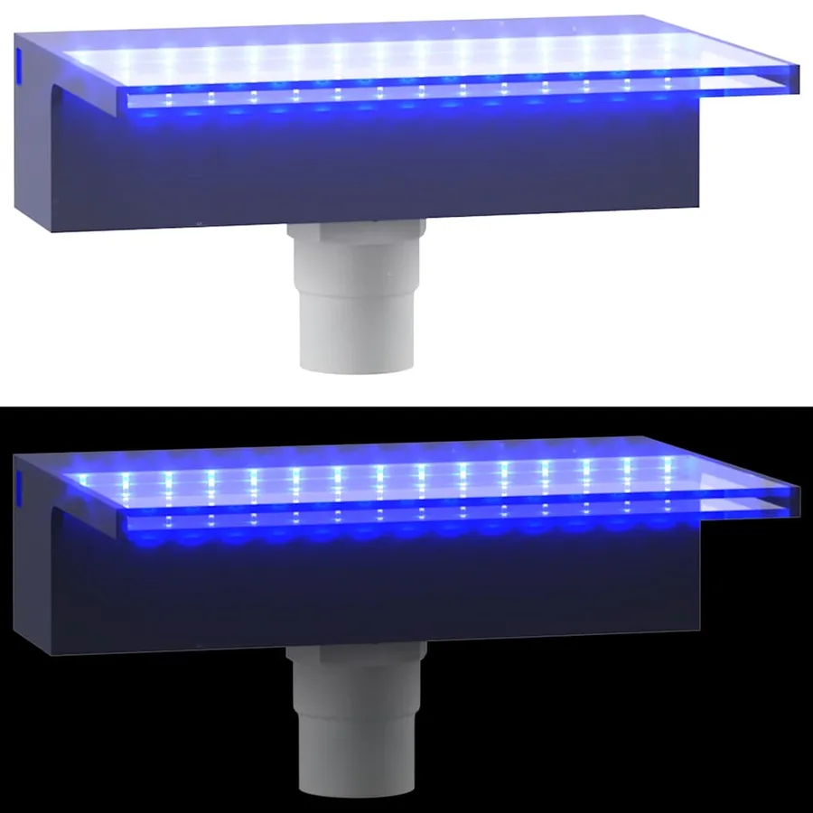 Déversoir pour cascade avec LED RVB Acrylique 30 cm - 10