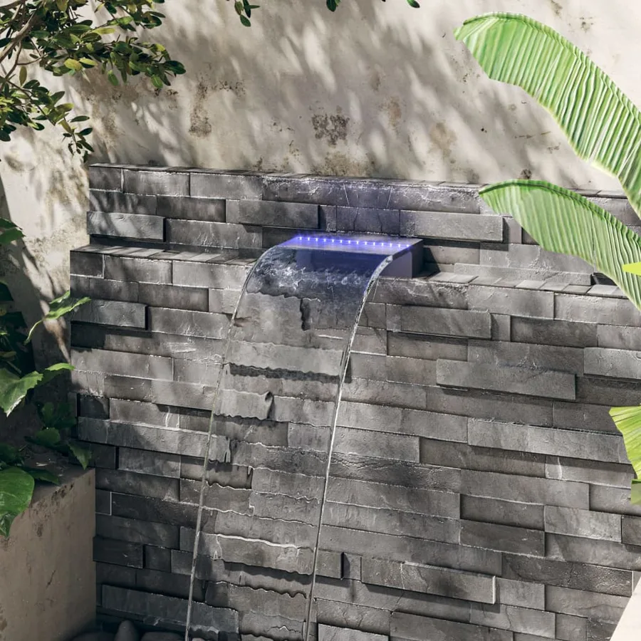 Déversoir pour cascade avec LED RVB Acrylique 30 cm - 5