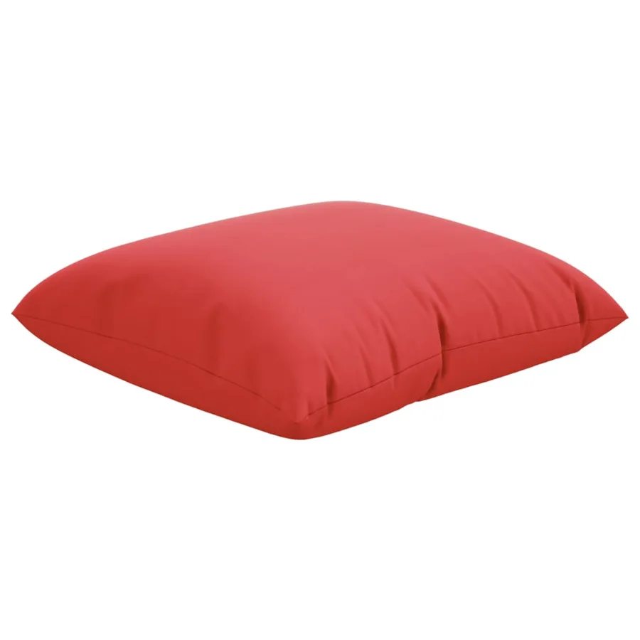 Coussins de canapé lot de 4 rouge 40x40 cm tissu - 5
