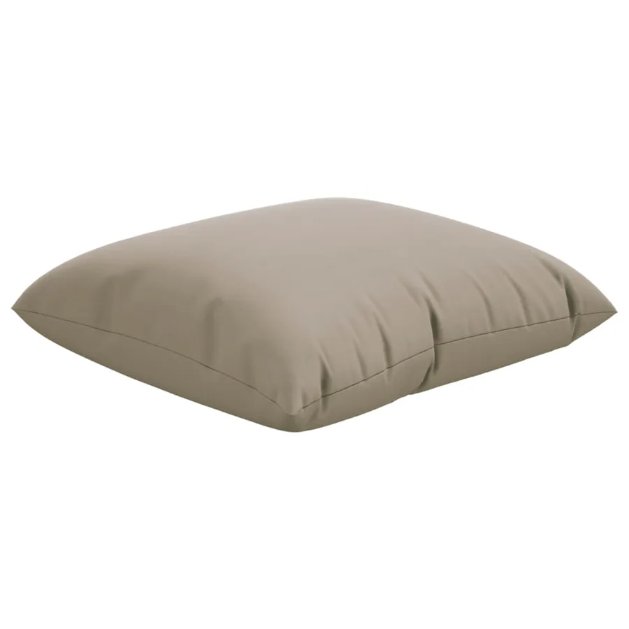 Coussins de canapé lot de 4 taupe 40x40 cm tissu - 5