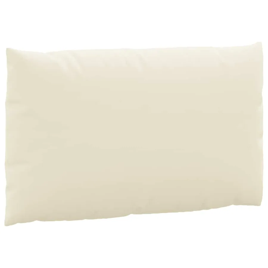 Coussins de palette lot de 2 blanc crème tissu oxford - 6