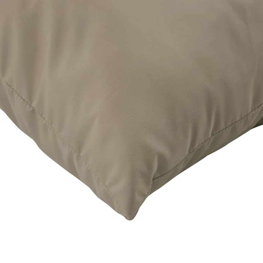 Coussins de palette lot de 2 taupe tissu - 8