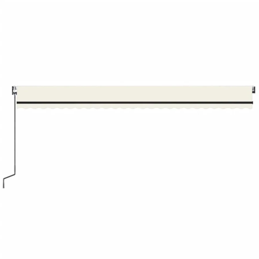 Auvent rétractable automatique 600x300 cm Crème - 4