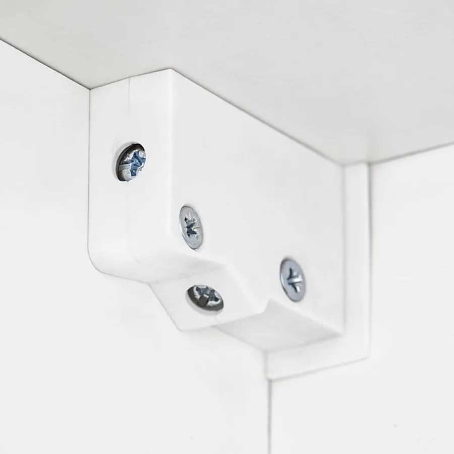 Ensemble Meuble mural TV 5 pcs lumières LED Haute Brillance - 9