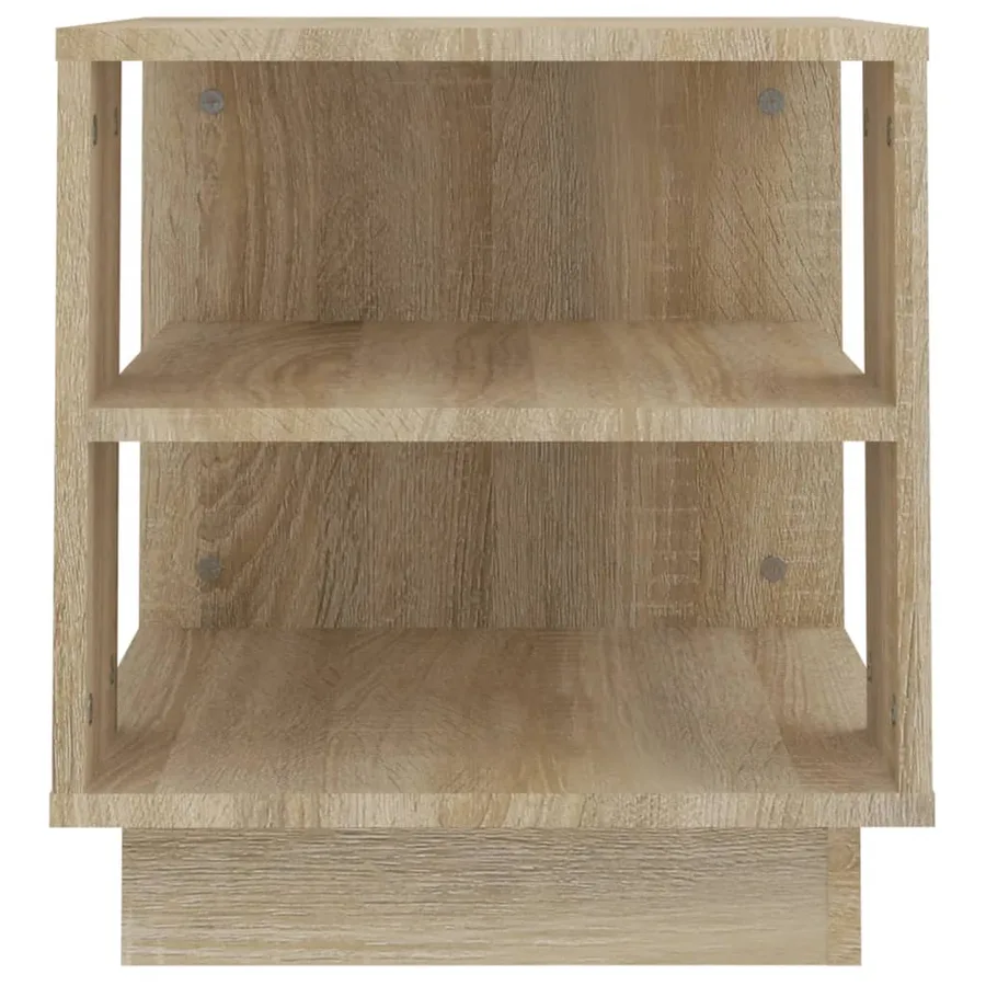 Table basse chêne sonoma 40x40x43 cm bois d'ingénierie - 5