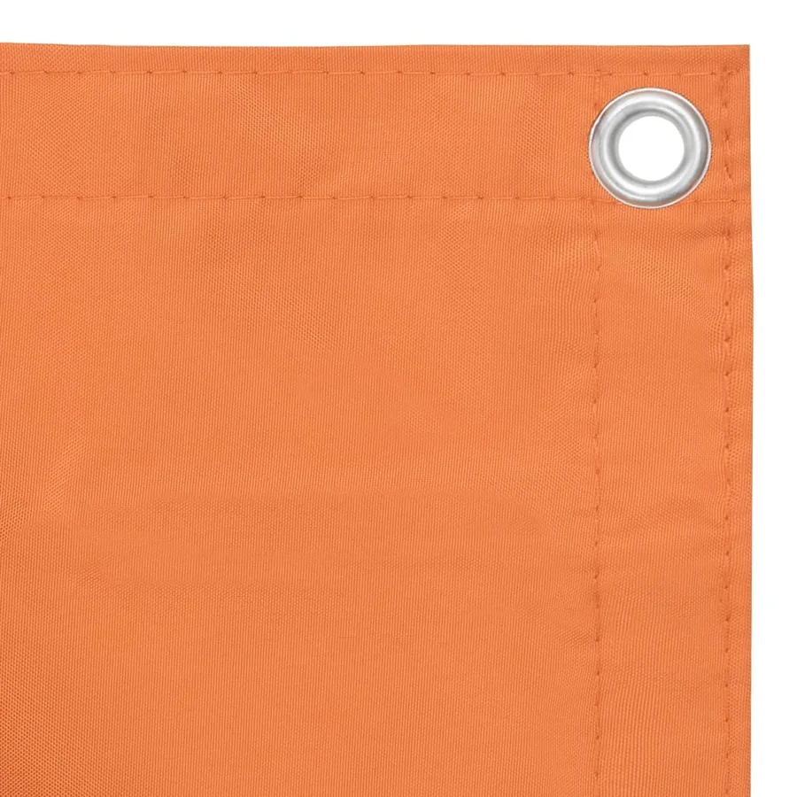 Écran de balcon Orange 90x500 cm Tissu Oxford - 2