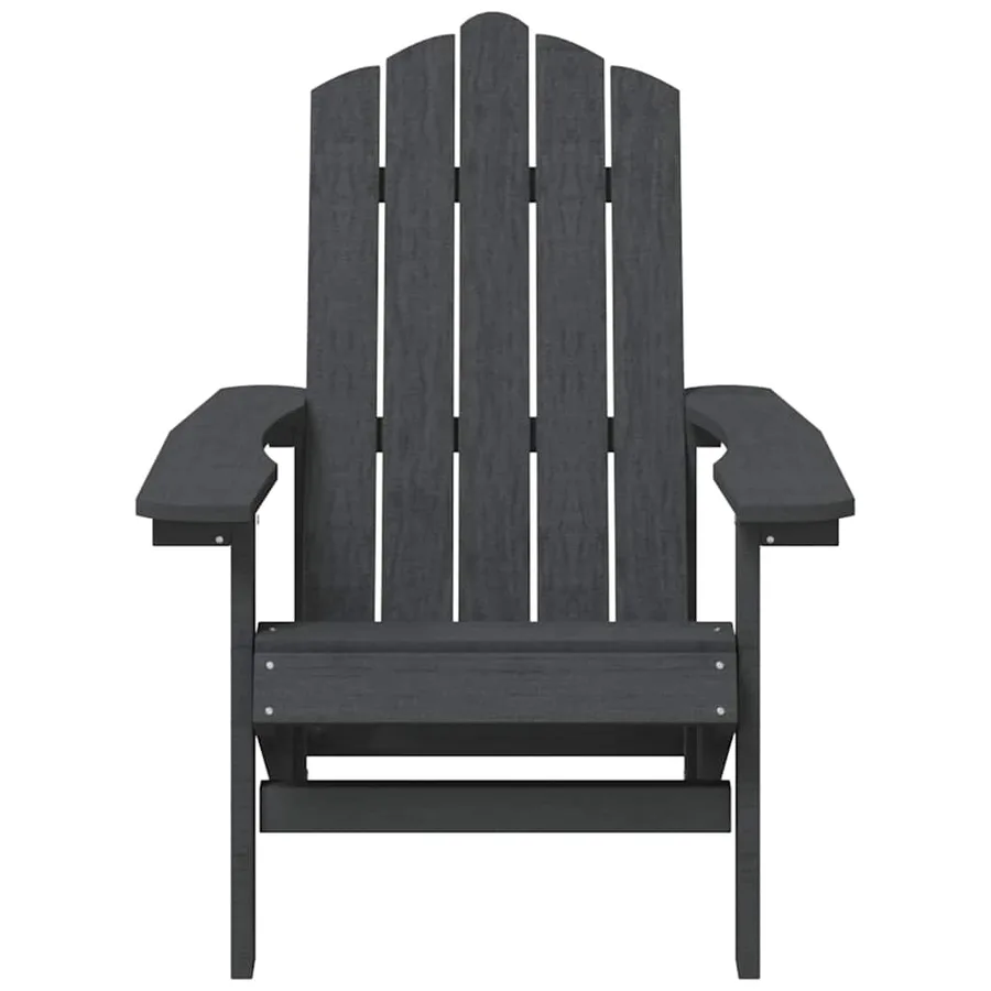 Chaise Adirondack de jardin PEHD anthracite - 3
