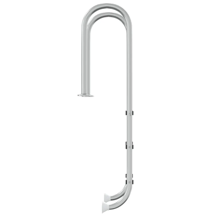 Échelle de piscine 54x38x158 cm acier inoxydable 304 - 4
