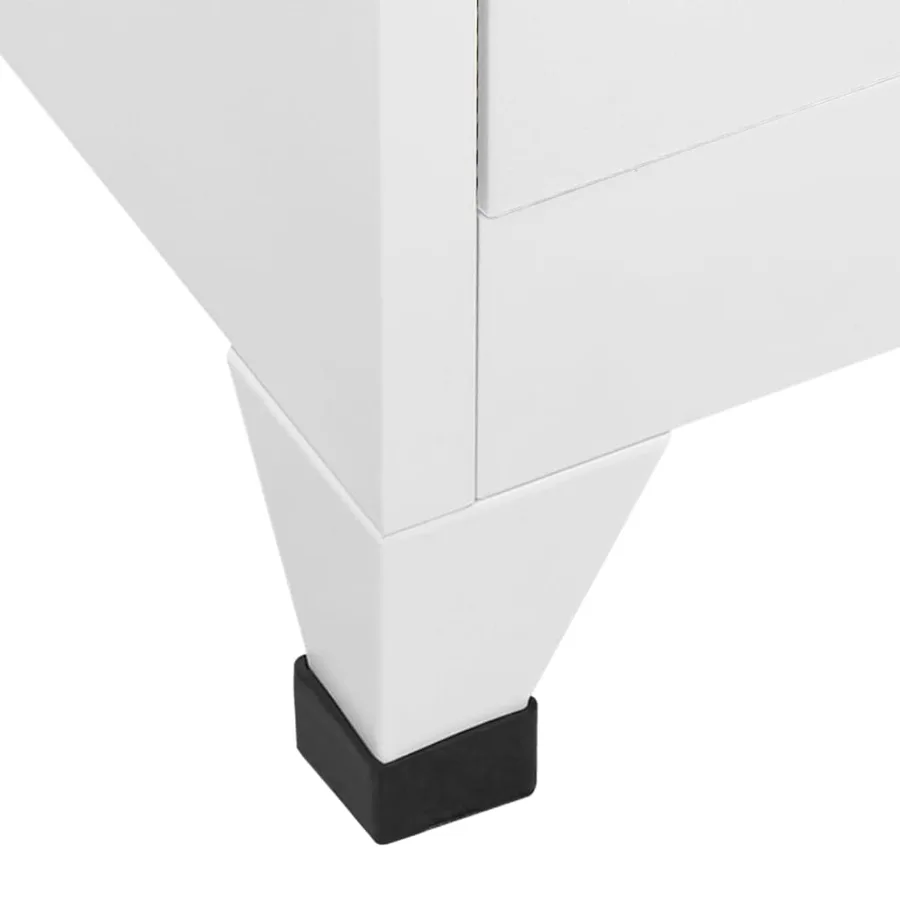 Armoire à casier avec 12 compartiments 90x45x180 cm - 6