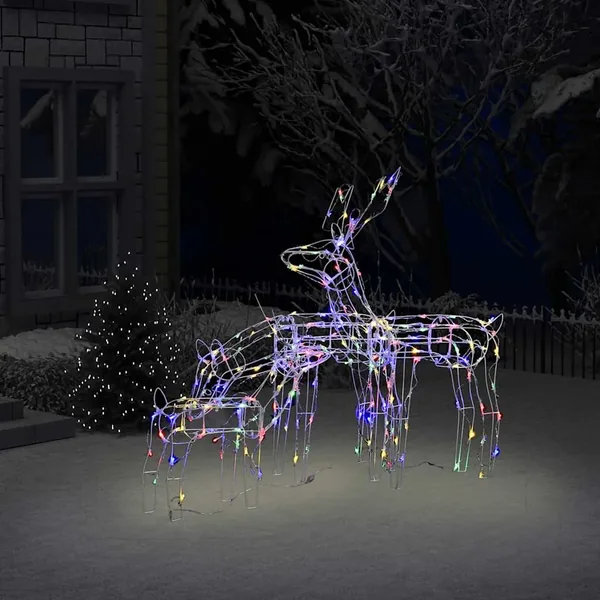 Cordon lumineux de Noël 3 pcs Rennes 229 LED