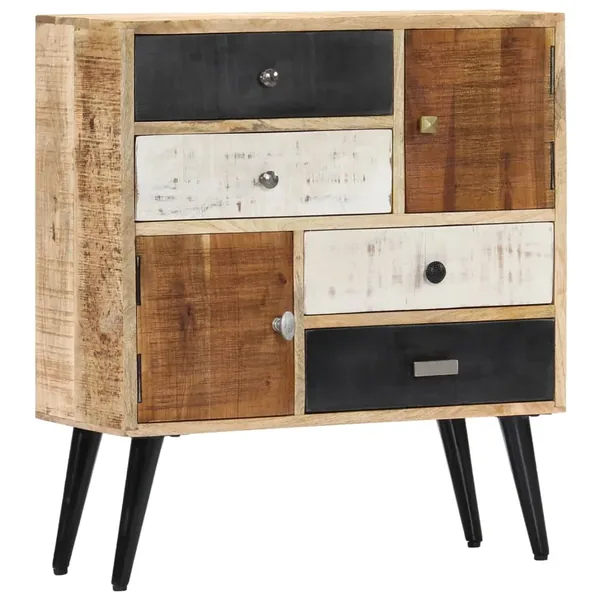 Buffet 70x30x78 cm Bois de manguier massif