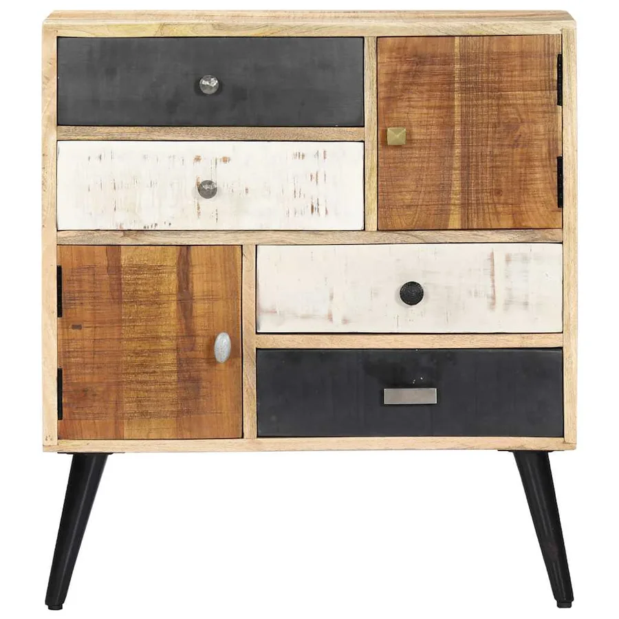 Buffet 70x30x78 cm Bois de manguier massif - 2