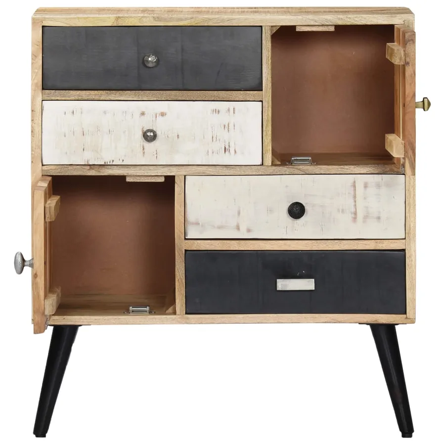 Buffet 70x30x78 cm Bois de manguier massif - 3