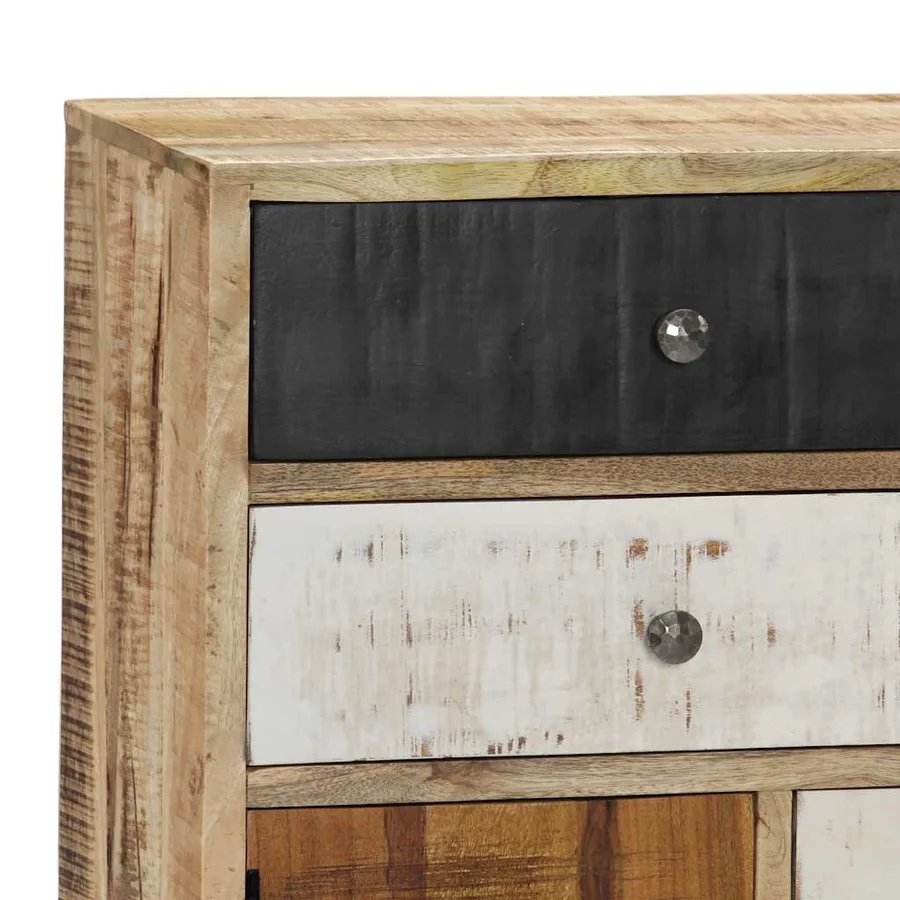 Buffet 70x30x78 cm Bois de manguier massif - 6