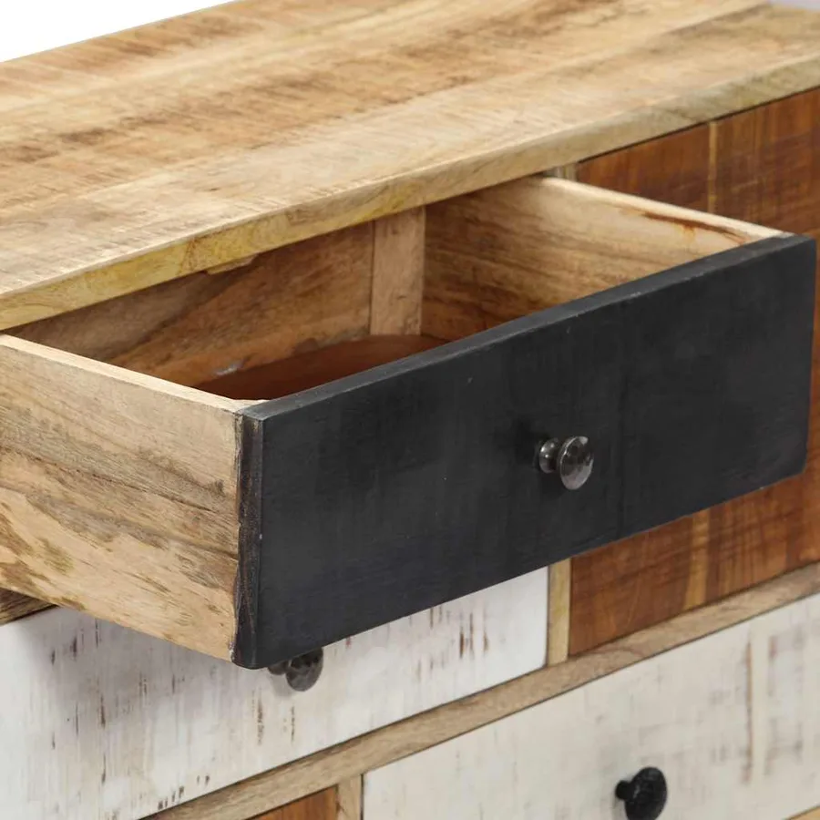 Buffet 70x30x78 cm Bois de manguier massif - 7