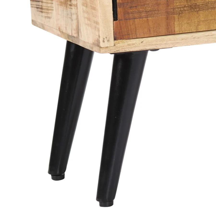 Buffet 70x30x78 cm Bois de manguier massif - 8