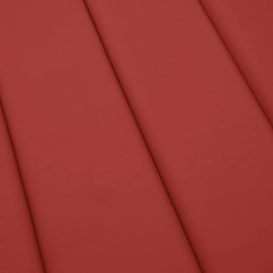 Coussin de chaise longue rouge 200x50x3 cm tissu oxford - 7