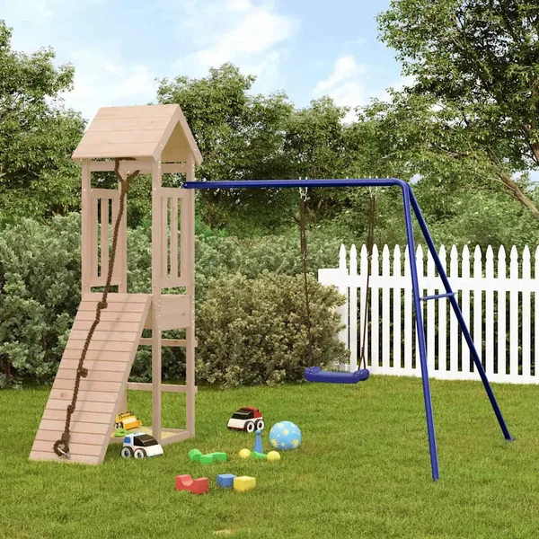 Aire de jeux d'extérieur bois de pin massif