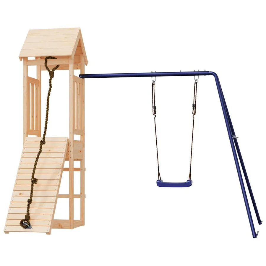 Aire de jeux d'extérieur bois de pin massif - 3