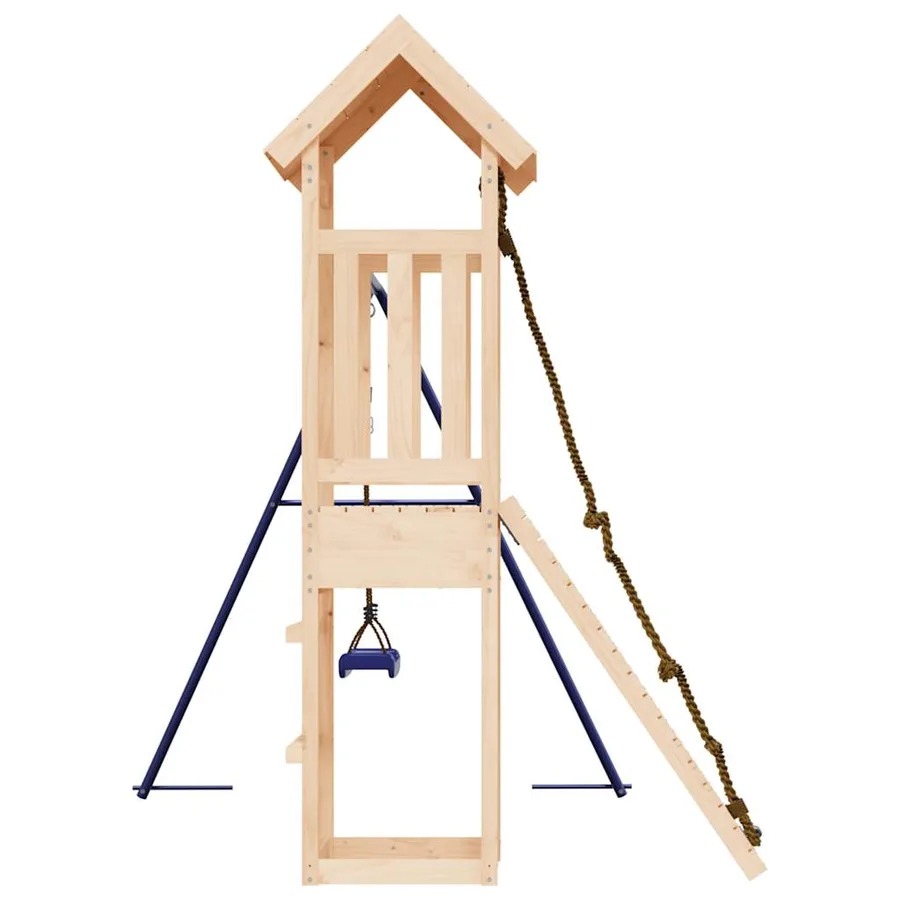 Aire de jeux d'extérieur bois de pin massif - 5