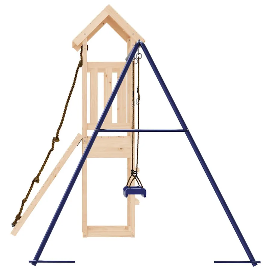 Aire de jeux d'extérieur bois de pin massif - 6