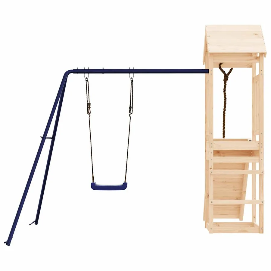 Aire de jeux d'extérieur bois de pin massif - 7