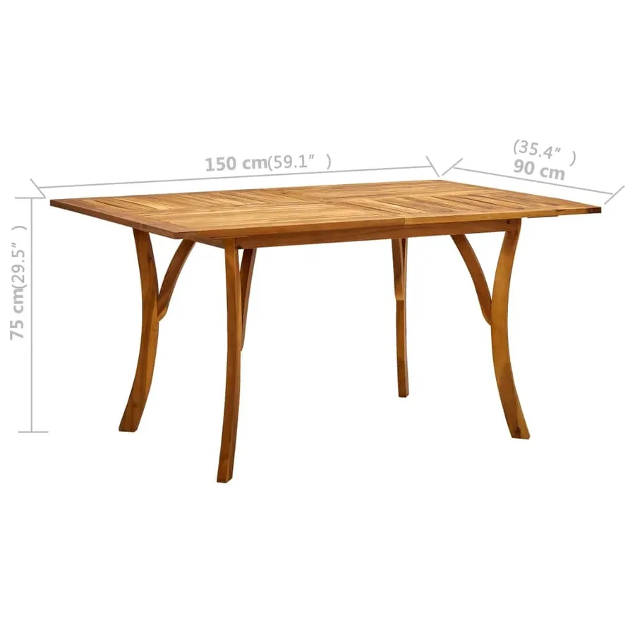 Ensemble à manger de jardin 5 pcs Noir - 10
