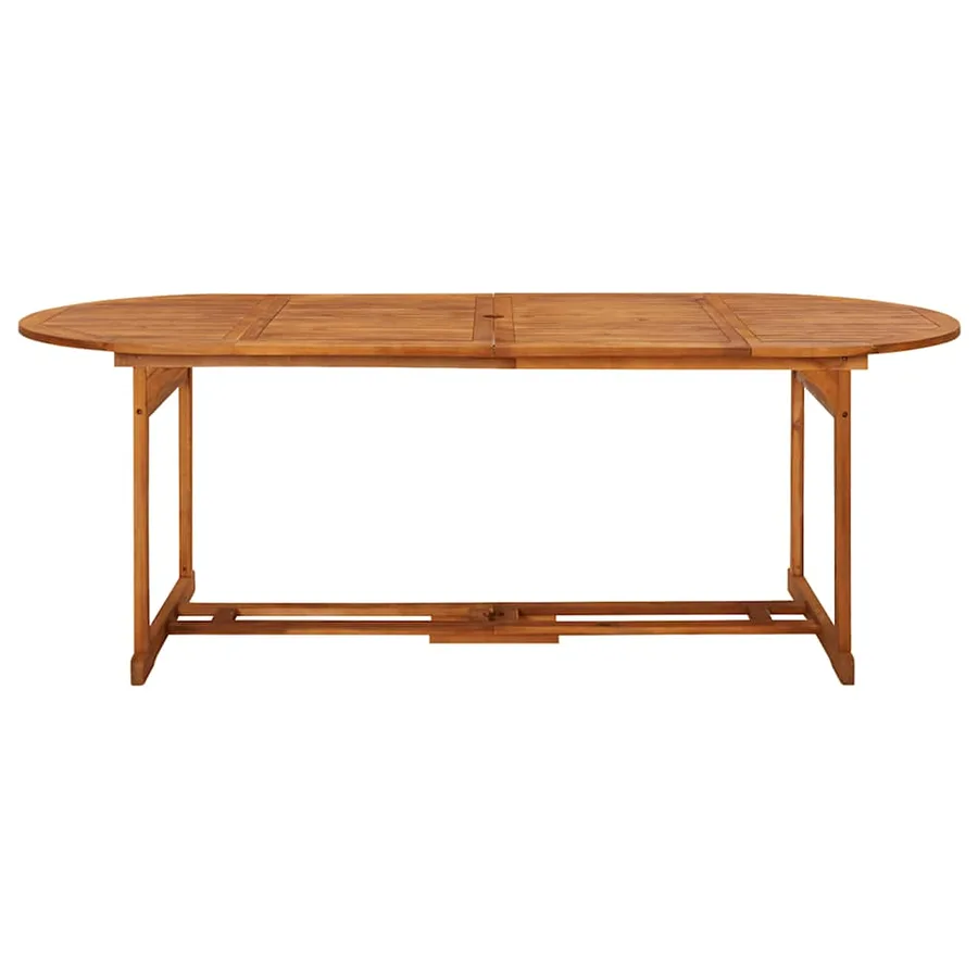 Ensemble à manger de jardin 9 pcs 220x90x75 cm bois d'acacia - 7