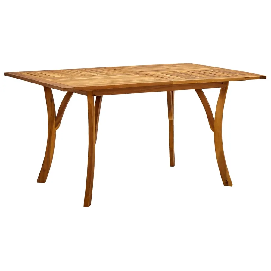 Ensemble à manger de jardin 5 pcs Marron - 2