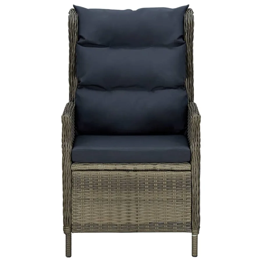 Ensemble à manger de jardin 5 pcs Marron - 6