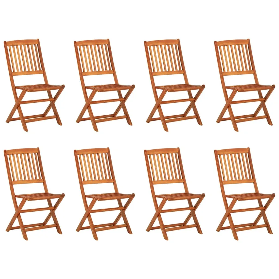 Ensemble à manger de jardin 9 pcs 220x90x75 cm bois d'acacia - 3