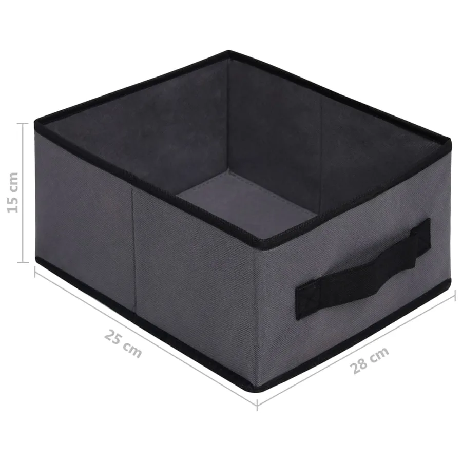 Armoire de rangement à 6 tiroirs 55x29x55 cm Gris Acier - 11