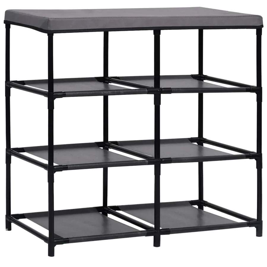 Armoire de rangement à 6 tiroirs 55x29x55 cm Gris Acier - 2