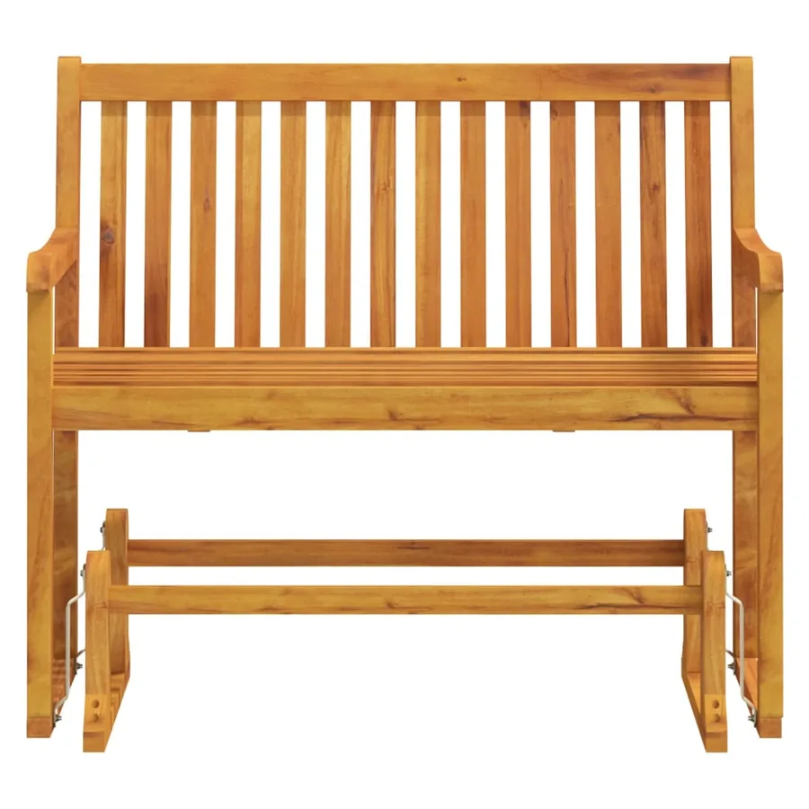 Balancelle de jardin 110 cm Bois d'acacia solide - 3