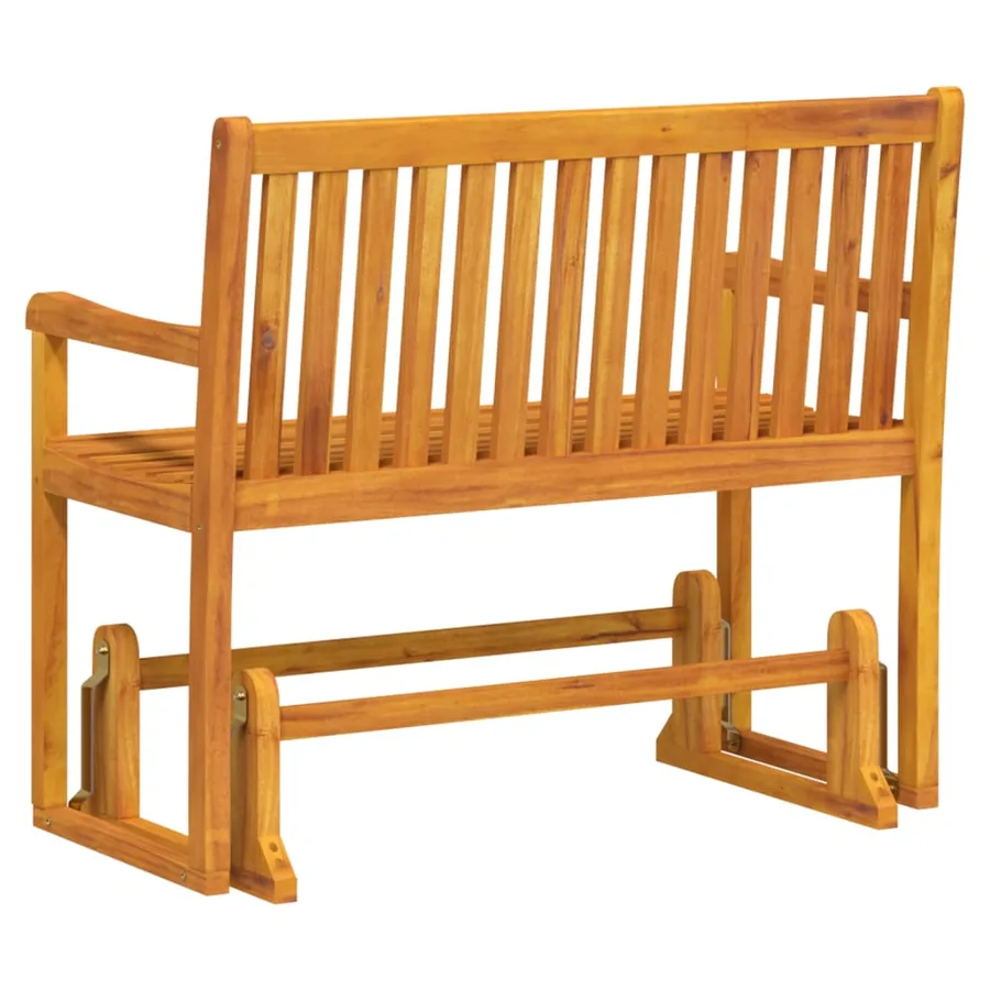 Balancelle de jardin 110 cm Bois d'acacia solide - 5