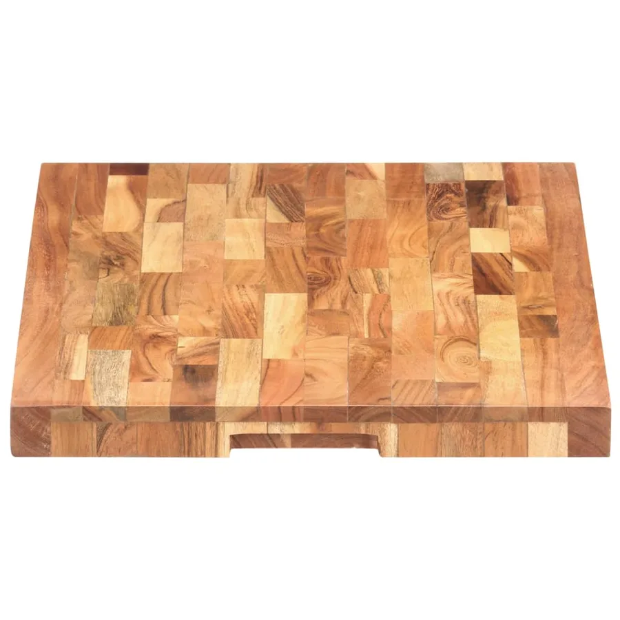 Planche à découper 60x40x4 cm Bois d'acacia massif - 3