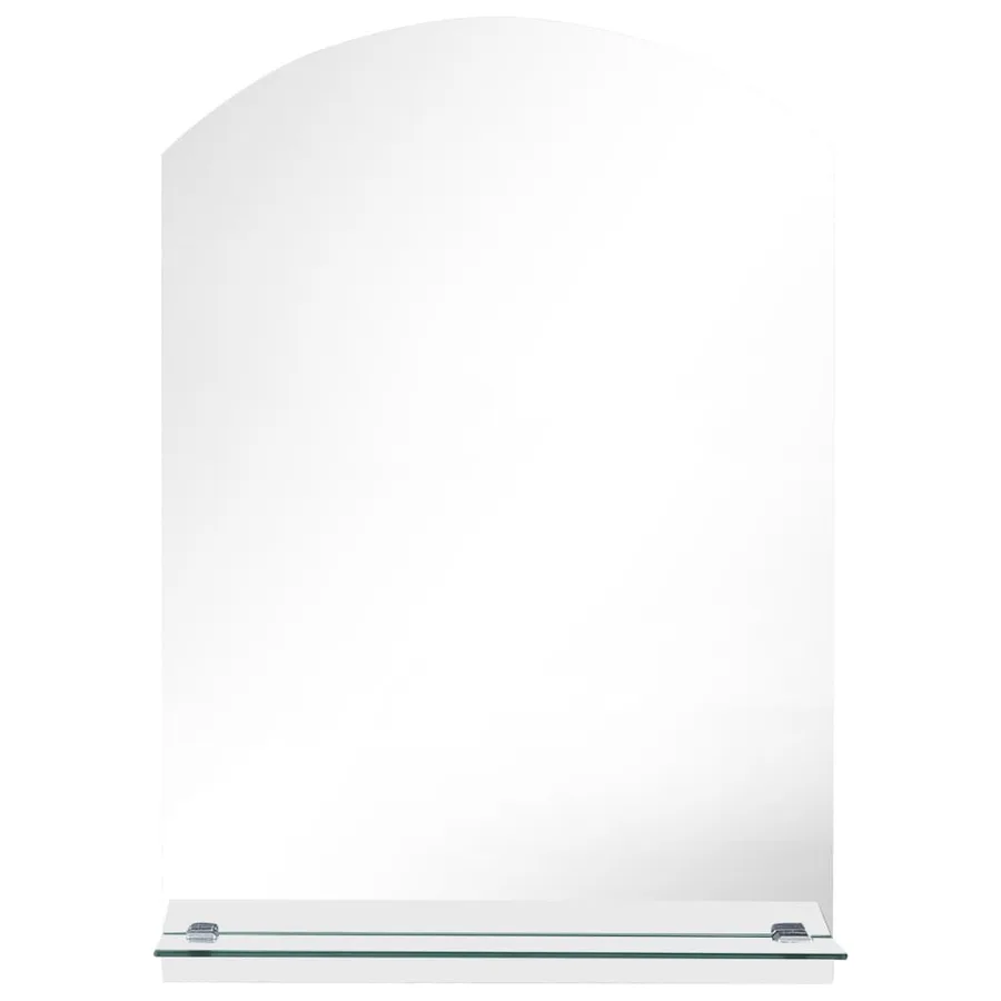 Miroir mural avec étagère 50x70 cm Verre trempé - 3