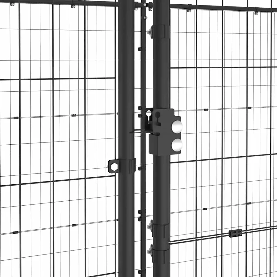 Chenil extérieur Acier avec toit 21,78 m² - 7
