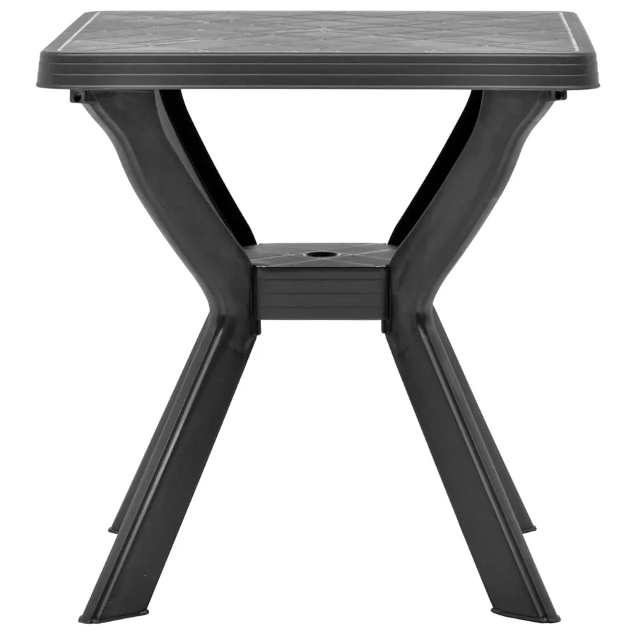 Table de bistro Anthracite 70x70x72 cm Plastique - 2